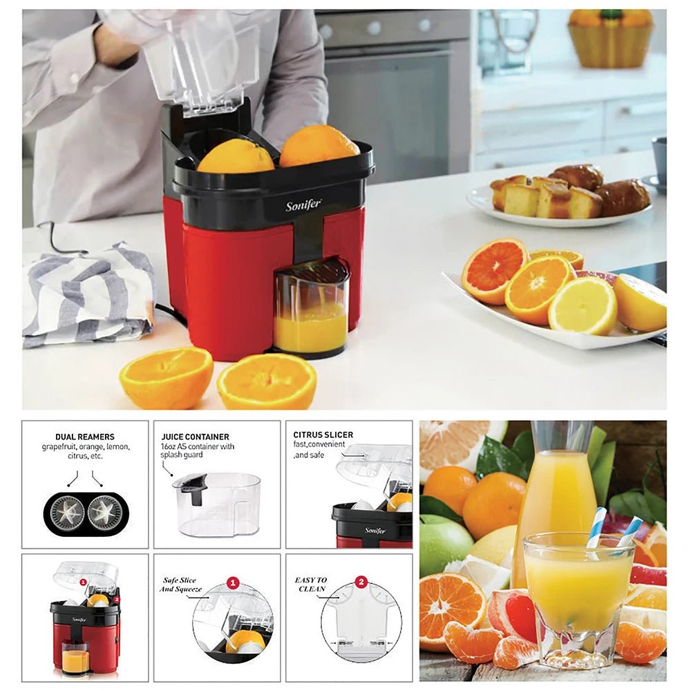 Sonifer – presse-fruits à Double pression, extracteur de jus d'orange, citron, grenade, fruits - Cuisine élégante