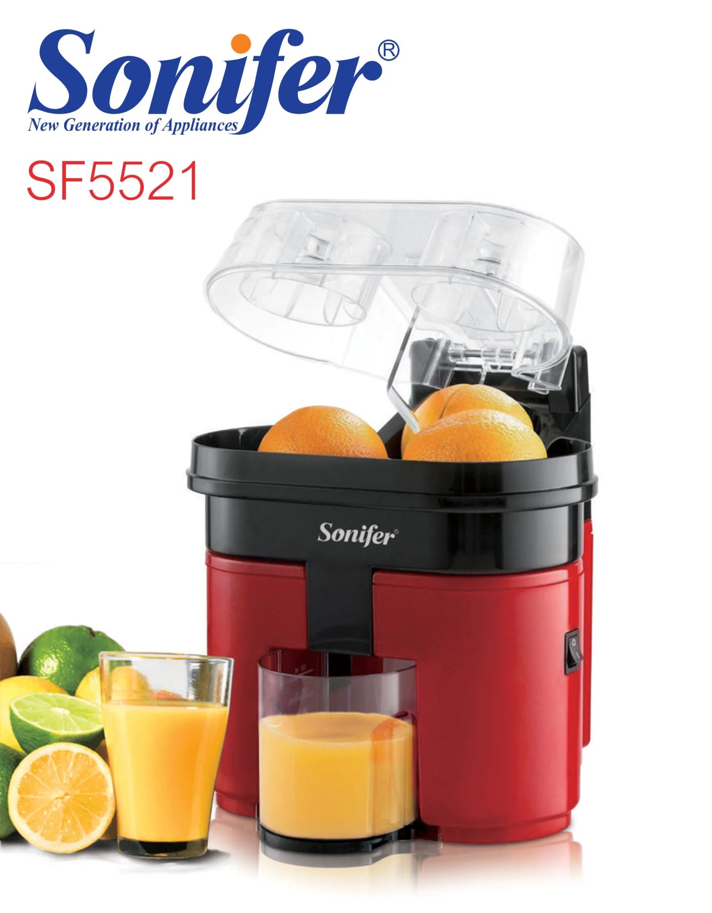Sonifer – presse-fruits à Double pression, extracteur de jus d'orange, citron, grenade, fruits - Cuisine élégante