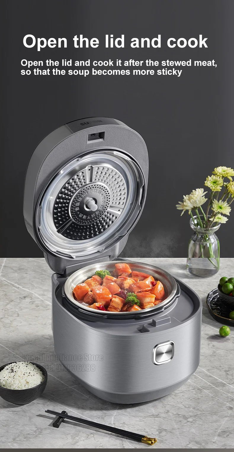 SUPOR - Autocuiseur électrique intelligent à double revêtement, cuiseur à riz multifonction, appareils de cuisine, 112kPa, IH, 220V - Cuisine élégante