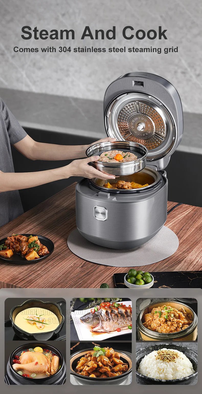 SUPOR-Autocuiseur électrique intelligent à double revêtement, cuiseur à riz multifonction, appareils de cuisine, 112kPa, IH, 220V - Cuisine élégante