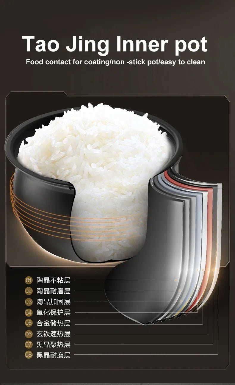 SUPOR IH-Autocuiseur électrique 5L, pour touristes, appareil de cuisine intelligent, fonction écran, menu - Cuisine élégante