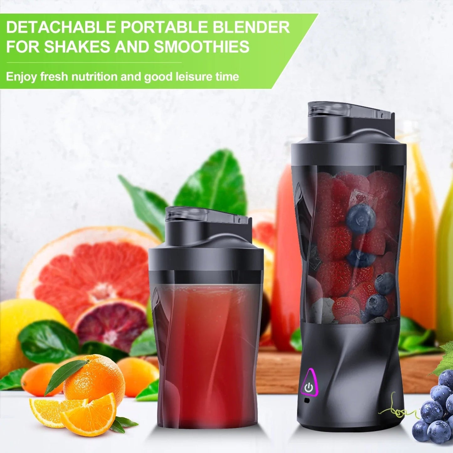 Tasse de voyage électrique multifonctionnelle, tasse de mélange de jus, secoueur USB étanche, cuisine portable, nouveau, Ju479, 2025 - Cuisine élégante