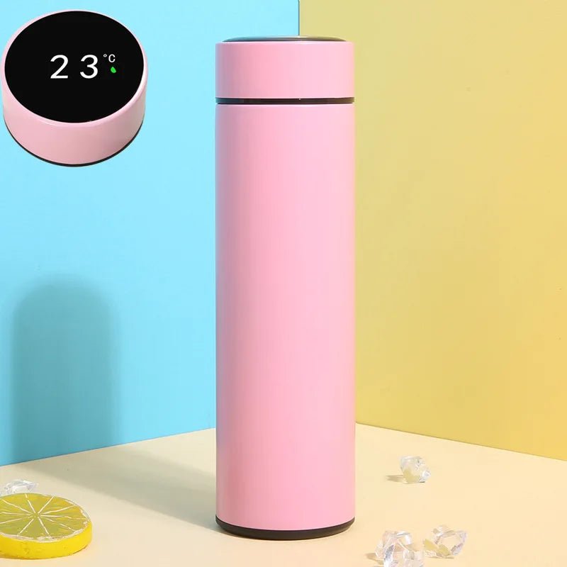 Tasse isolante intelligente de 500ML, tasse de température à affichage numérique, tasse droite en acier inoxydable 304, tasse à café, gobelet thermique - Cuisine élégante