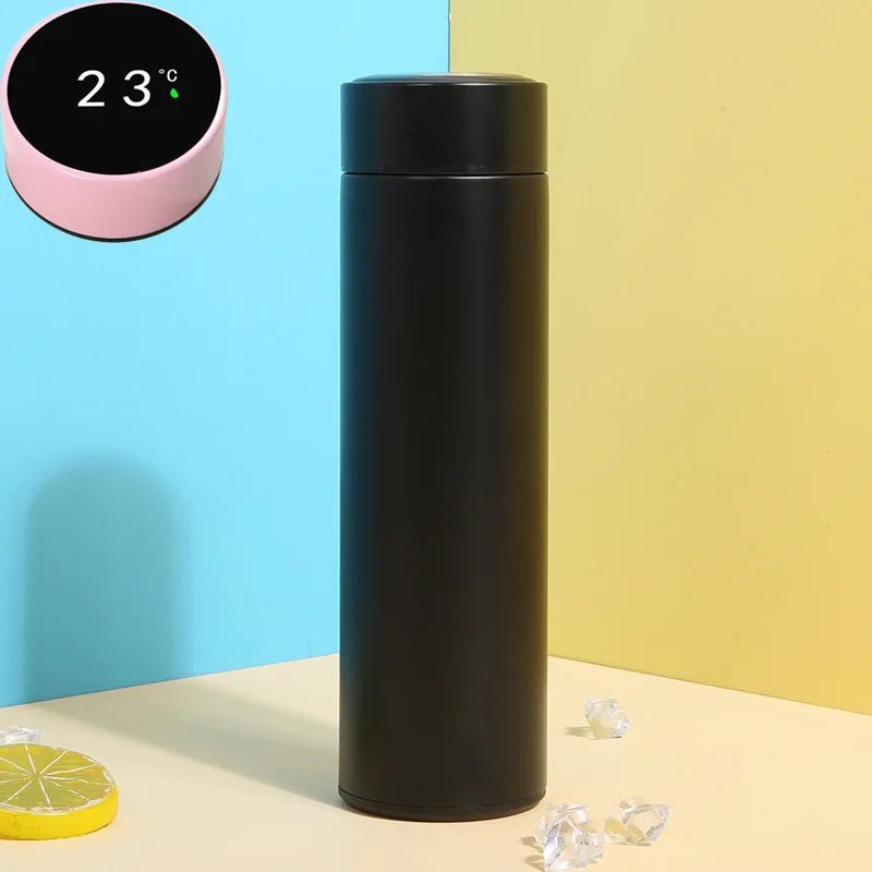 Tasse isolante intelligente de 500ML, tasse de température à affichage numérique, tasse droite en acier inoxydable 304, tasse à café, gobelet thermique - Cuisine élégante