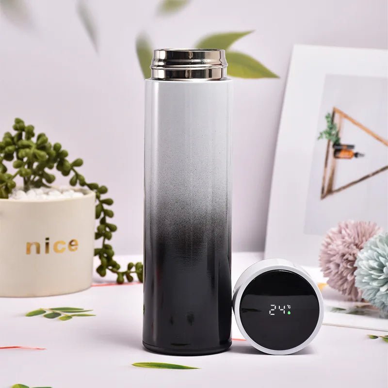 Tasse isolante intelligente de 500ML, tasse de température à affichage numérique, tasse droite en acier inoxydable 304, tasse à café, gobelet thermique - Cuisine élégante