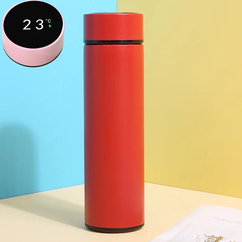 Tasse isolante intelligente de 500ML, tasse de température à affichage numérique, tasse droite en acier inoxydable 304, tasse à café, gobelet thermique - Cuisine élégante