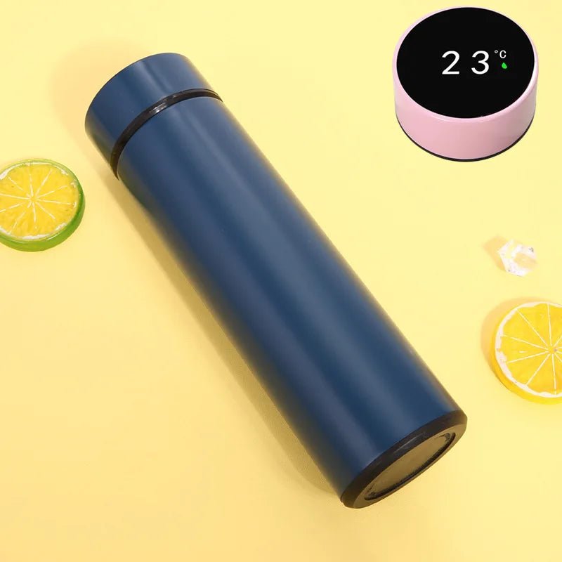 Tasse isolante intelligente de 500ML, tasse de température à affichage numérique, tasse droite en acier inoxydable 304, tasse à café, gobelet thermique - Cuisine élégante